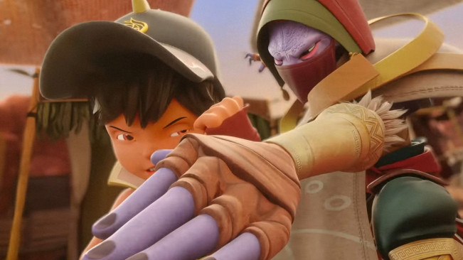 Pertarungan Boboiboy Galaxy Baraju. [Youtube]